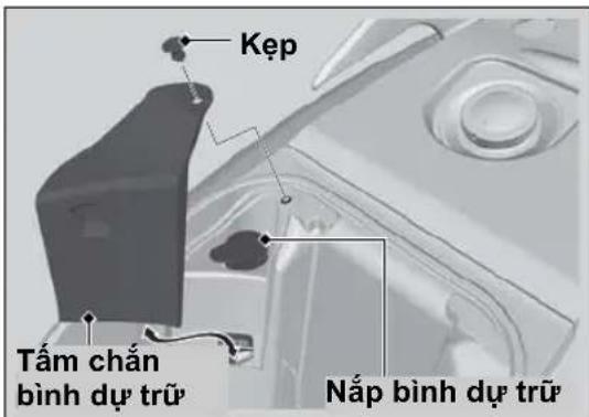 Kep Tảm chấn bình dự trữ Nắp bình dự trữ