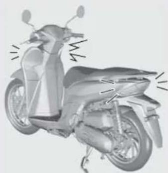 Honda SH Mode (2022) - Khi hệ thống khóa THÔNG MINH không hoạt động đúng cách T.115 - 2