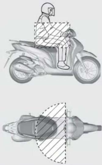 Honda SH Mode (2022) - Khi khóa điện mở: - 1