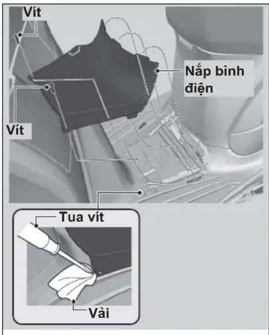 Vít Vít Nắp bình điện Tua vít Vải