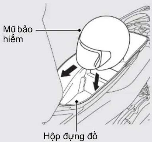 Mũ bảo hiểm Hộp dụng đồ