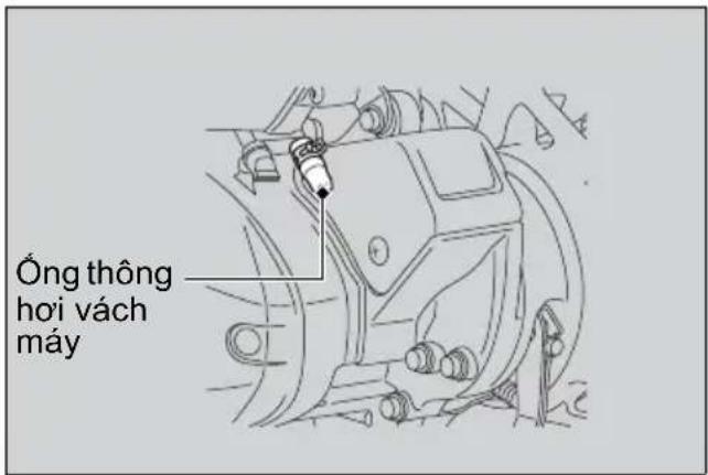 Óng thông hoi vách máy
