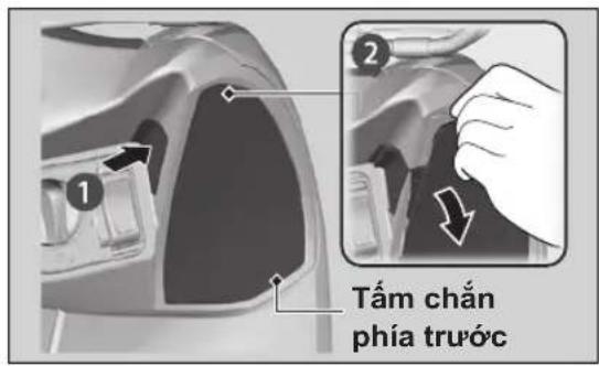 Tấm chǎn phía trước
