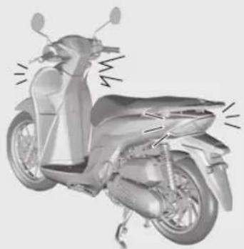 Honda SH Mode (2021) - Đề khóa khóa điện - 2