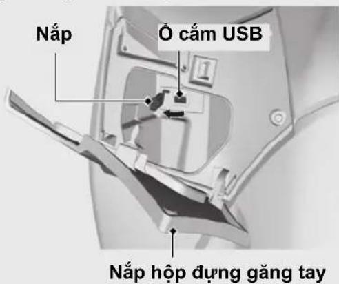 Nắp Ô cắm USB 1 Nắp hợp dụng găng tay