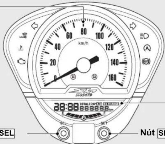 Honda SH Mode (2021) - Bảng thiết bị - 1