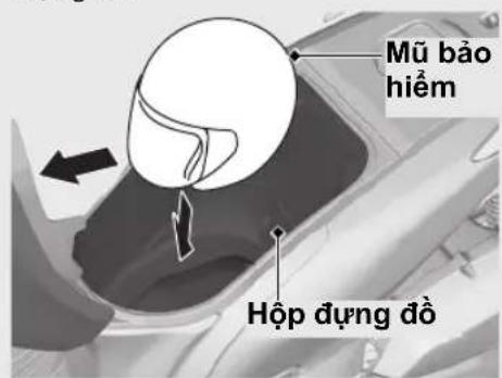 Mũ bảo hiểm Hộp dựng đồ