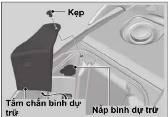 Kep Tấm chắn bình dự trữ Nắp bình dự trữ