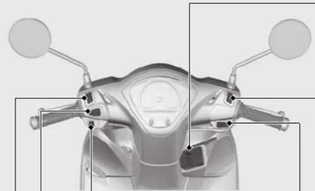 Honda SH Mode (2021) - Các công tắc - 1