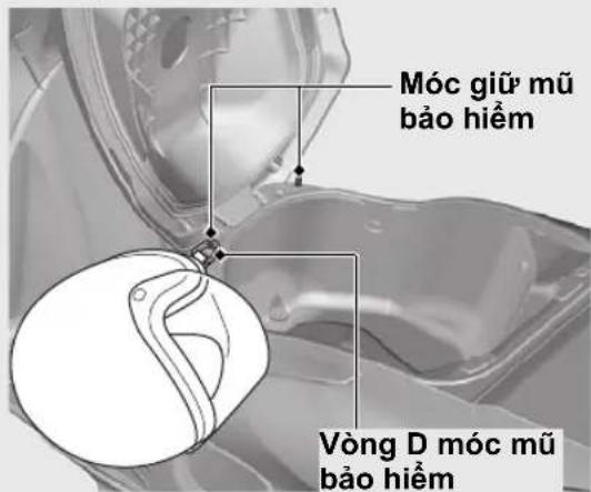 Móc giữ mũ bảo hiểm Vòng D móc mũ bảo hiểm