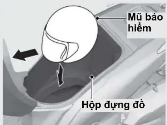 Mũ bảo hiểm Hộp dựng đồ