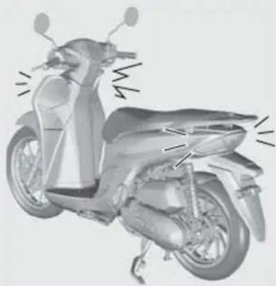 Honda SH Mode (2023) - Khi hệ thống khóa THÔNG MINH không hoạt động đúng cách T.115 - 2