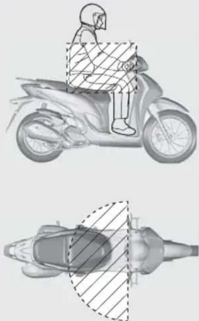 Honda SH Mode (2023) - Khi khóa điện mở: - 1