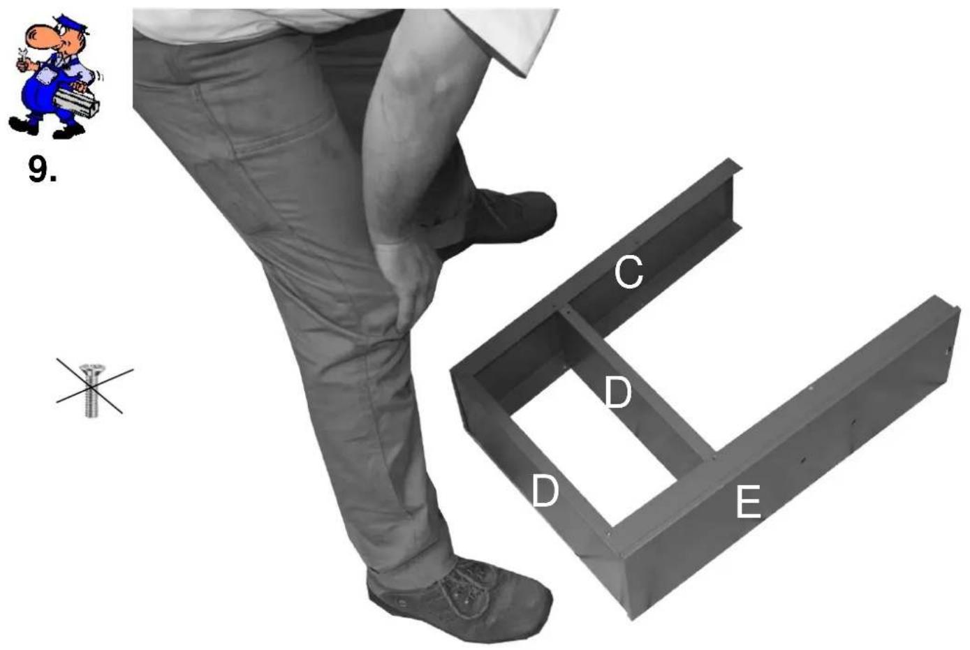 9. C D D E