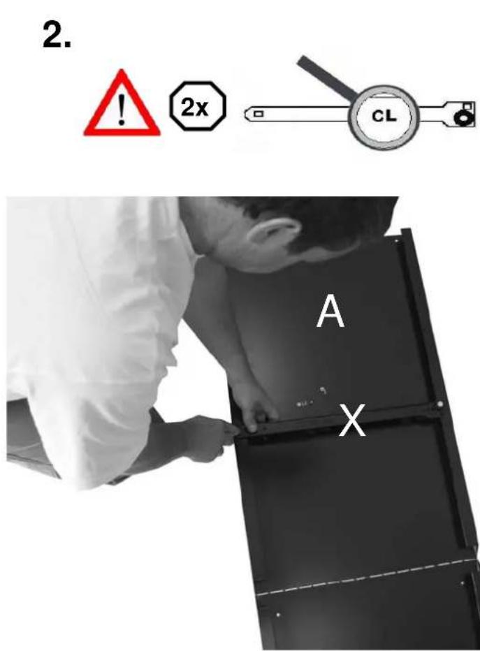 2. ! 2x CL A X