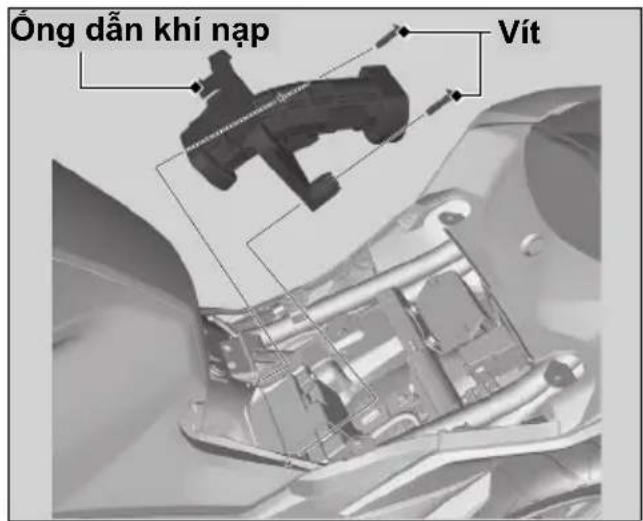 Ống dẫn khí nạp Vít