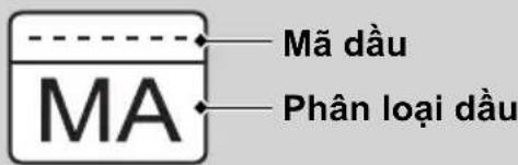 MA Mã dầu Phân loại dầu