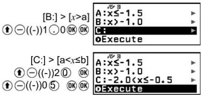 CASIO fx-880BTG - Quy trình thao tác chung của Number Line - 6
