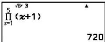 5 π(x=1)(x+1) 720