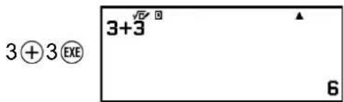 3①3④ 3+3 6