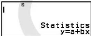 Statistics y=a+bx