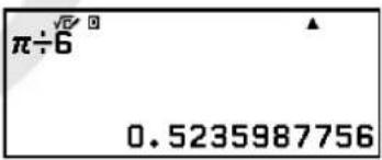 π÷6 0.5235987756