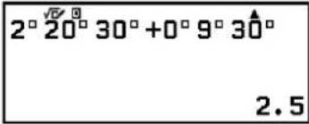 2°√20°30°+0°9°30° 2.5