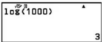 log(1000) 3
