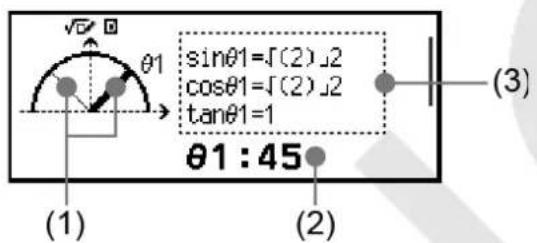 sinθ1=∫(2)2 cosθ1=∫(2)2 tanθ1=1 θ1:45 (1) (2) (3)