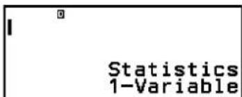 Statistics 1-Variable