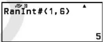 RanInt#(1, 6) 5