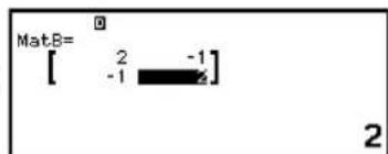 MatB= [ 2 -1 -1 2] 2