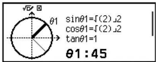 sinθ1=∫(2)₂ cosθ1=∫(2)₂ tanθ1=1 θ1:45