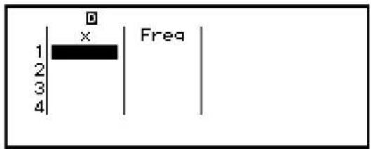 1 2 3 4 D x Freq