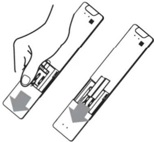 COMFEE CFS-25VAF - Lắp và thay pin - 1