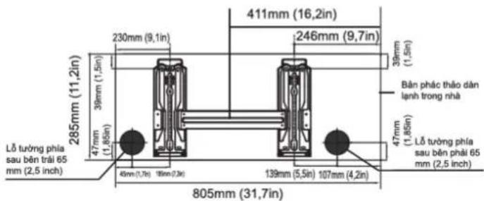 COMFEE CFS-25VAF - KÍCH THƯỚC TÁM TREO TƯỜNG - 3