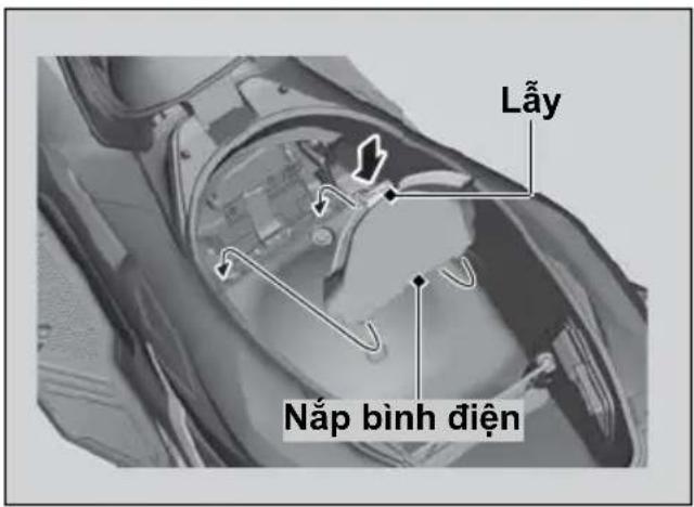 Lấy Nắp bình điện