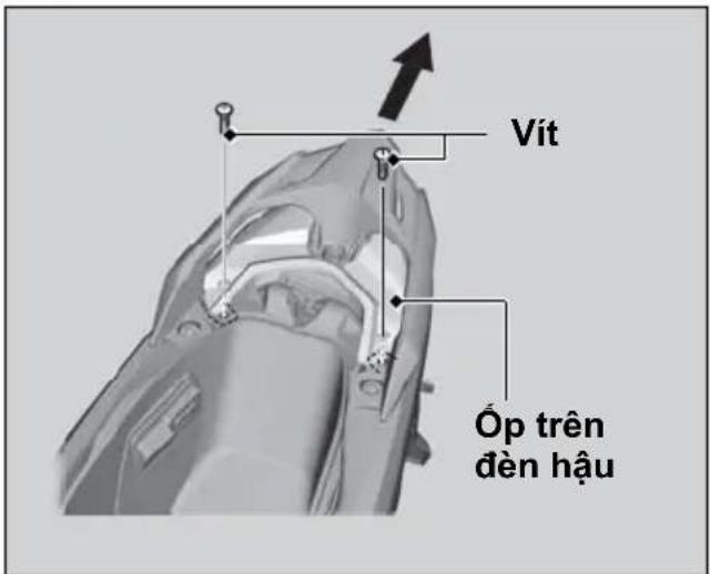 Vít Óp trên đèn hậu