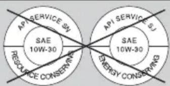 AP SERVICE 5A SAE 10W-30 Resource Conserving AP SERVICE 6) SAE 10W-30 ENERGY CONSERVING