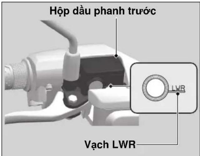 Hộp dàu phanh trước LWR Vạch LWR