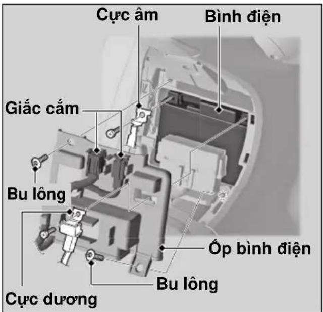 Cực âm Bình điện Giắc cắm Bu lông Op bình điện Bu lông Cực dương