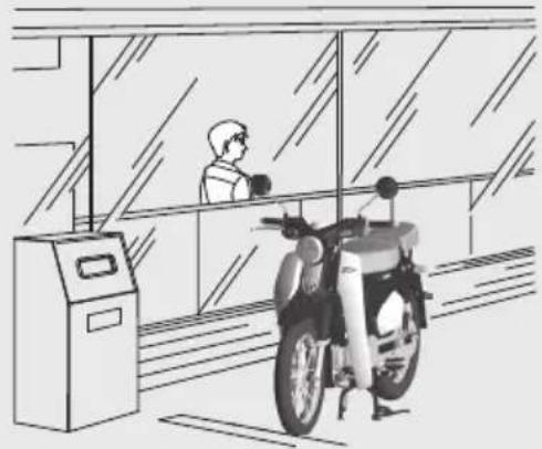 Honda Super Cub 125 (2025) - Để chuyển đổi trạng thái hệ thống khóa THÔNG MINH T. 32 - 1
