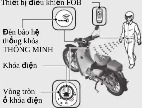 Thiết bị dieu khien FOB Đèn báo hệ thống khóa THÔNG MINH Khóa điện Vòng tròn ô khóa điện