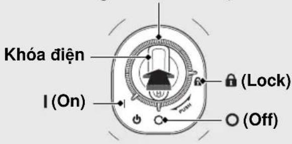 Khóa điện I (On) (Lock) (Off)