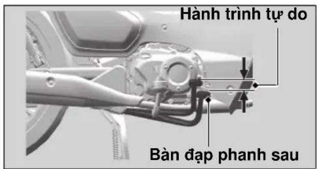 Hành trình tự do Bàn đập phanh sau