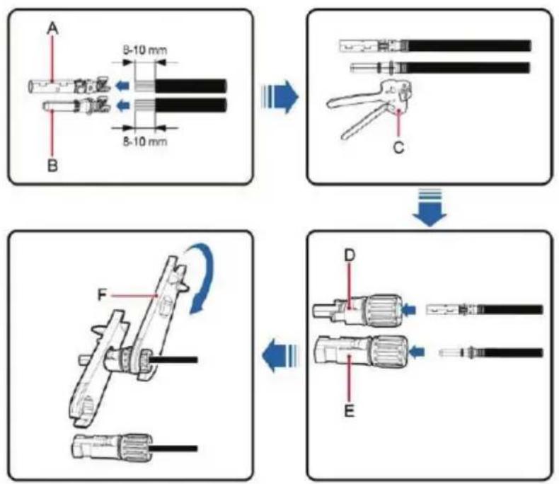 V-TAC VT-61060 - Connection of photovoltaic string - 1