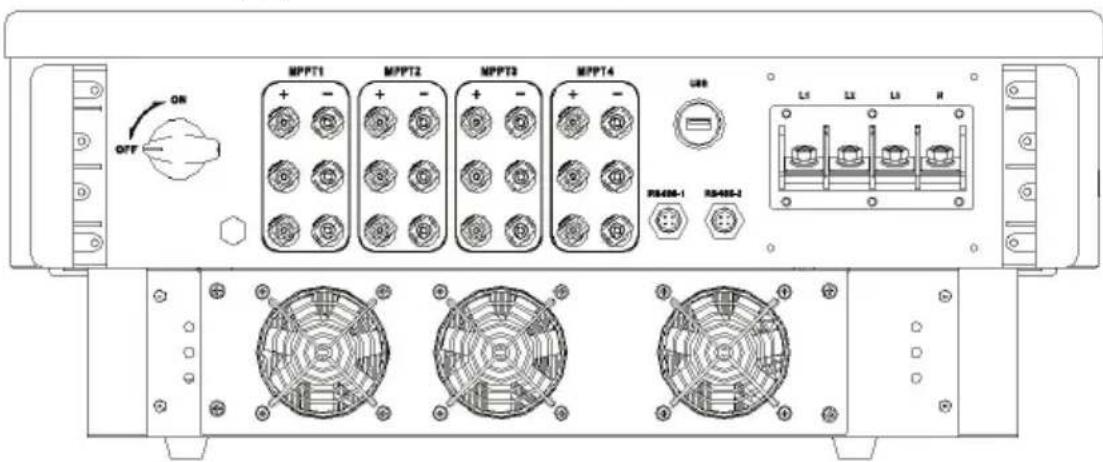 V-TAC VT-61060 - Bottom of the chassis - 1