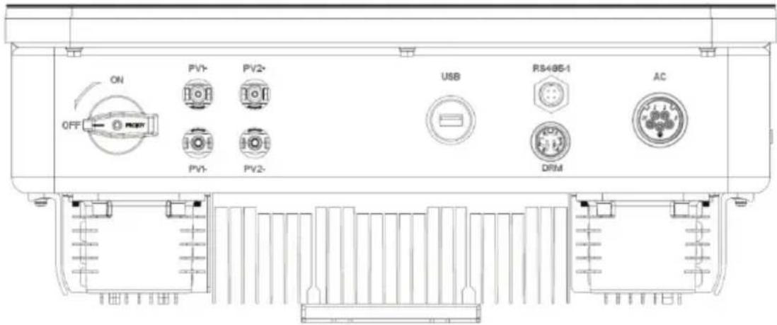 V-TAC VT-61015 - Bottom of the inverter - 2