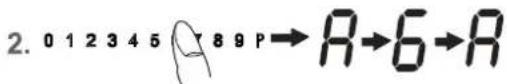 2. 0 1 2 3 4 5 A 8 9 P → A → 6 → A