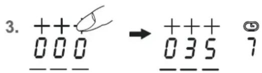 3. + + 0 0 0 → + + + 0 3 5 7
